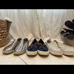 Lot of slip on shoes